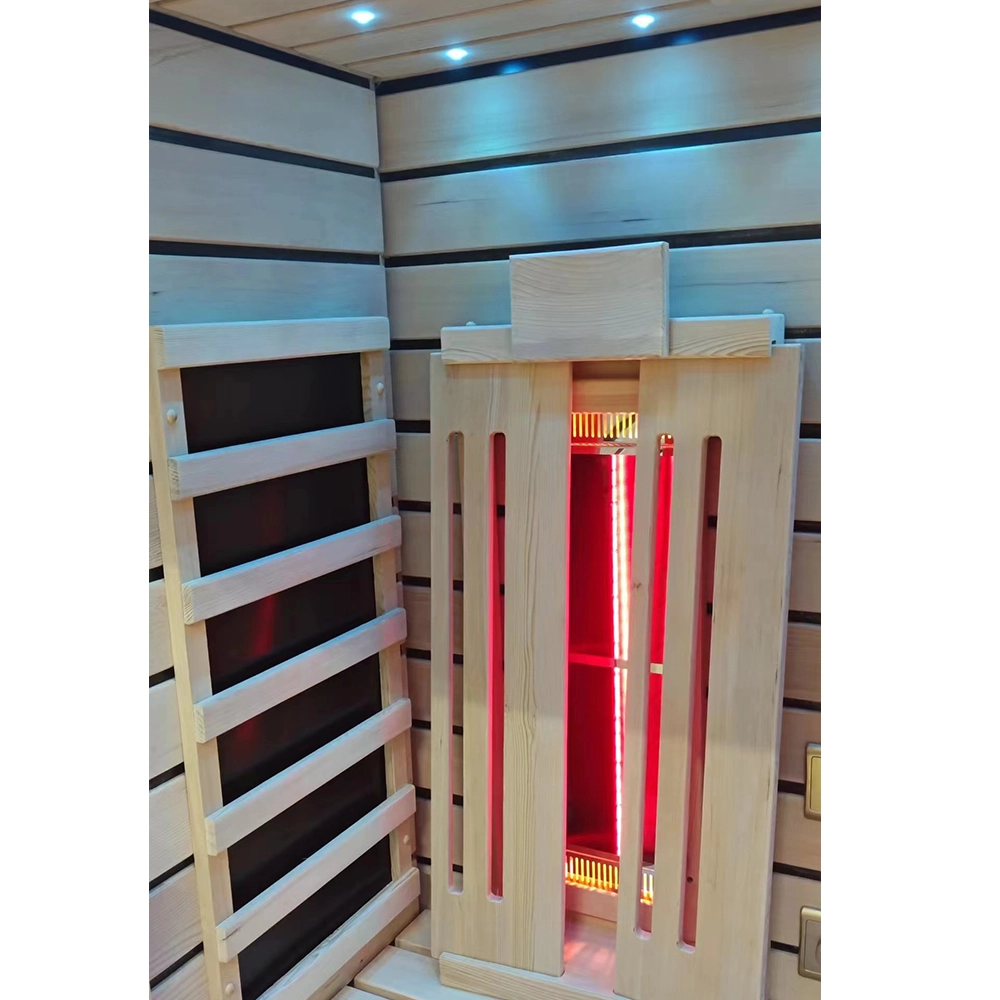 Verstellbare Rückenlehnen in der Sauna JCP130.