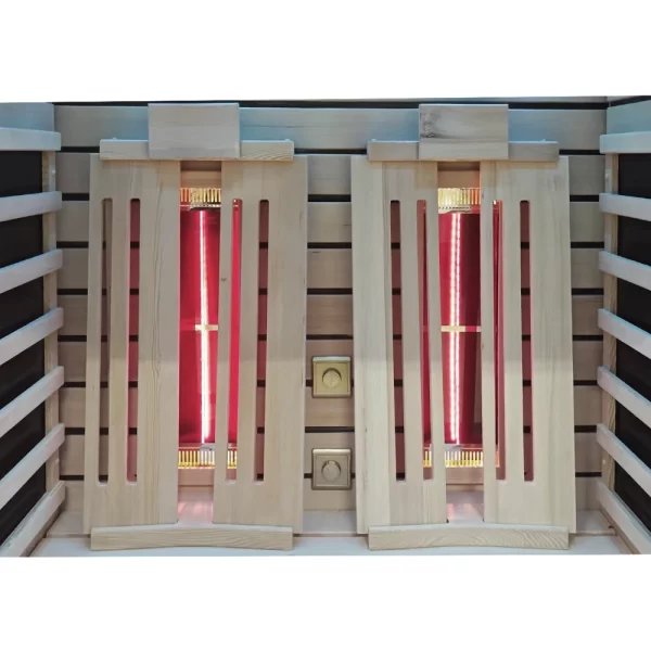 Verstellbare Rückenlehnen in der Sauna JCP130.