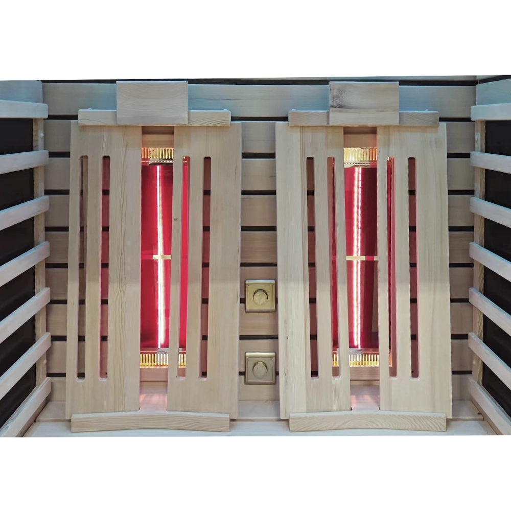 Verstellbare Rückenlehnen in der Sauna JCP130.