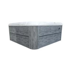 Grauer JJSPA Gamma 323 Whirlpool, Außenansicht.